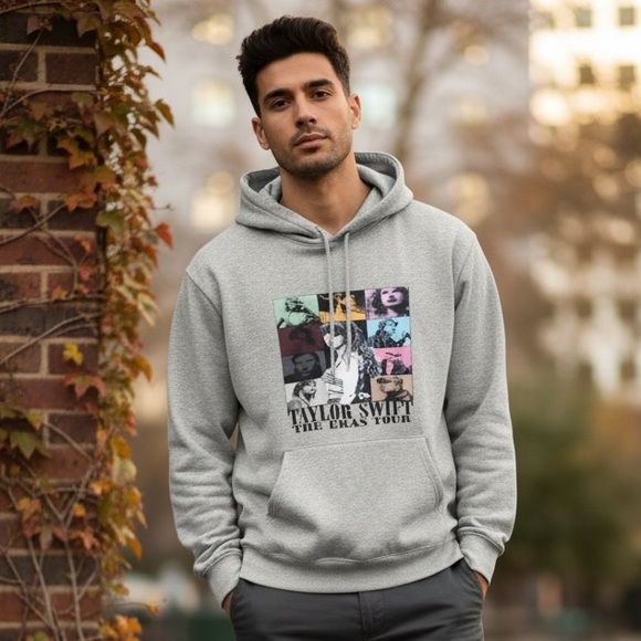 Gray Taylor Swift The Eras Tour Hoodie - Picture 2 of 4
